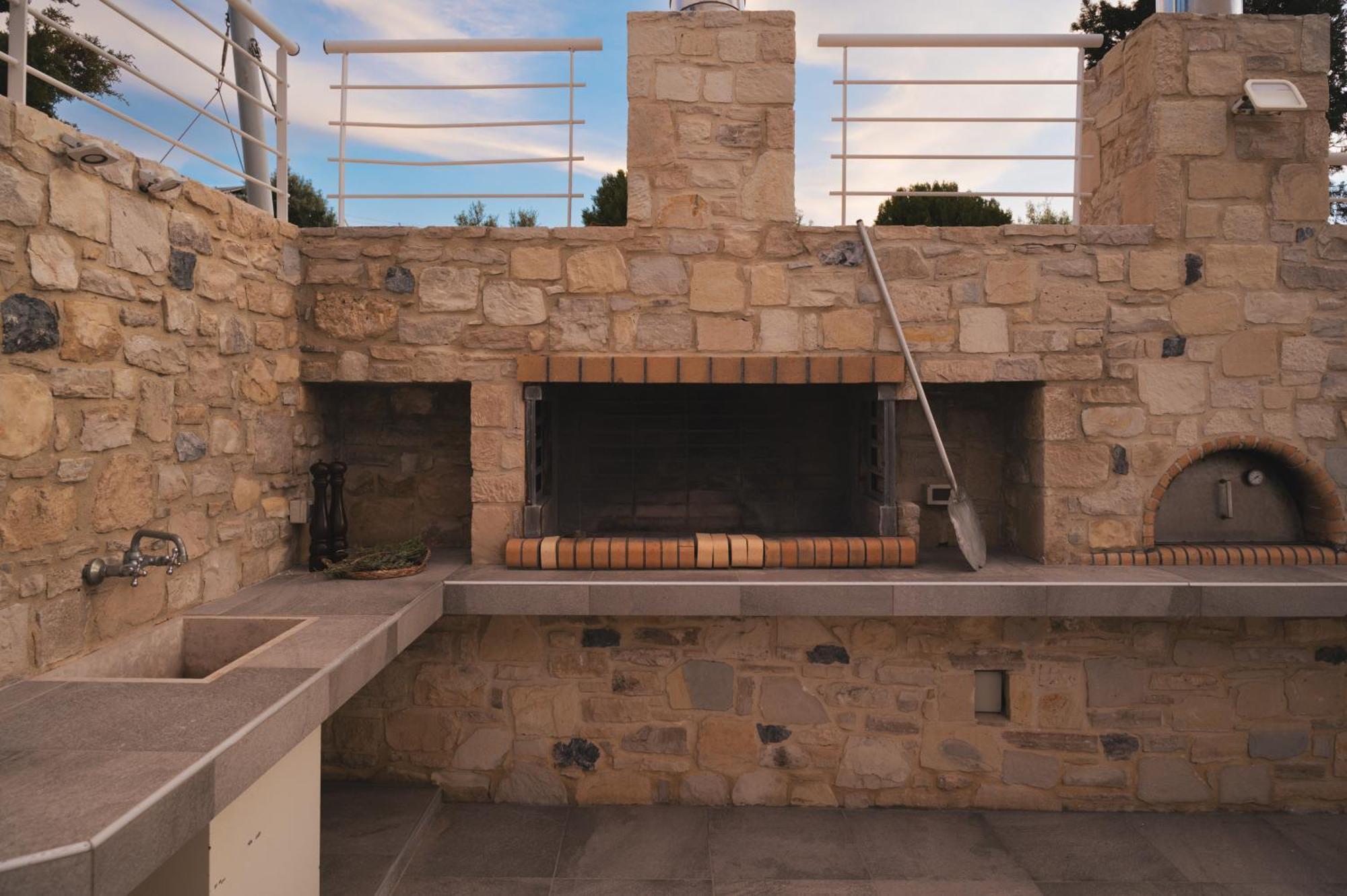Minimalist Mediterranean Blue Key Villa With Sea View & Infinity Heated Pool Αγία Πελαγία  Εξωτερικό φωτογραφία