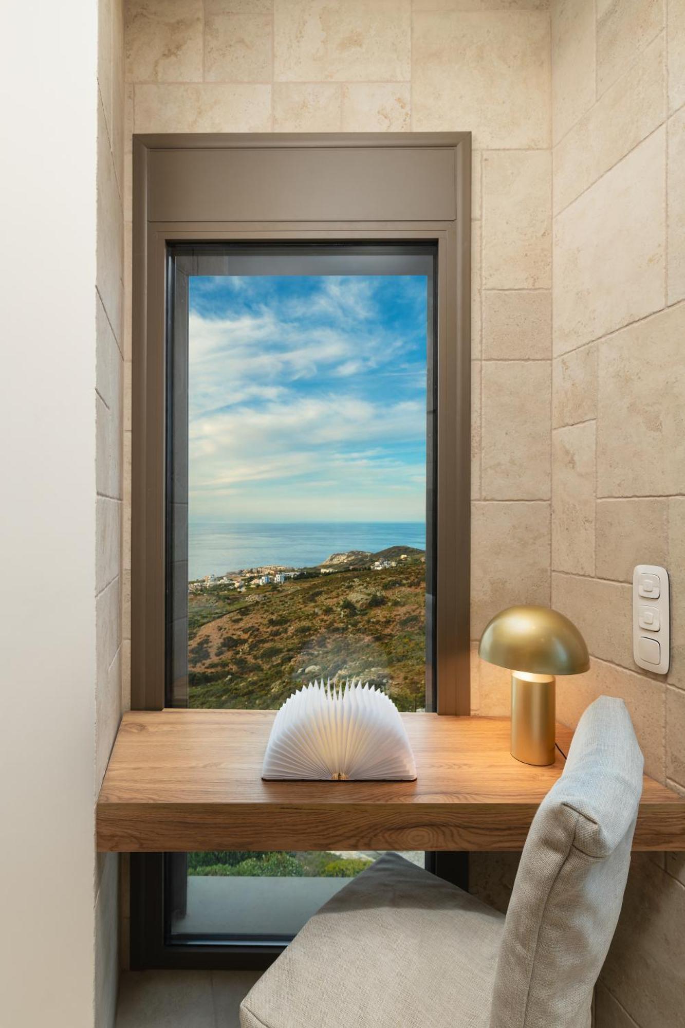 Minimalist Mediterranean Blue Key Villa With Sea View & Infinity Heated Pool Αγία Πελαγία  Εξωτερικό φωτογραφία