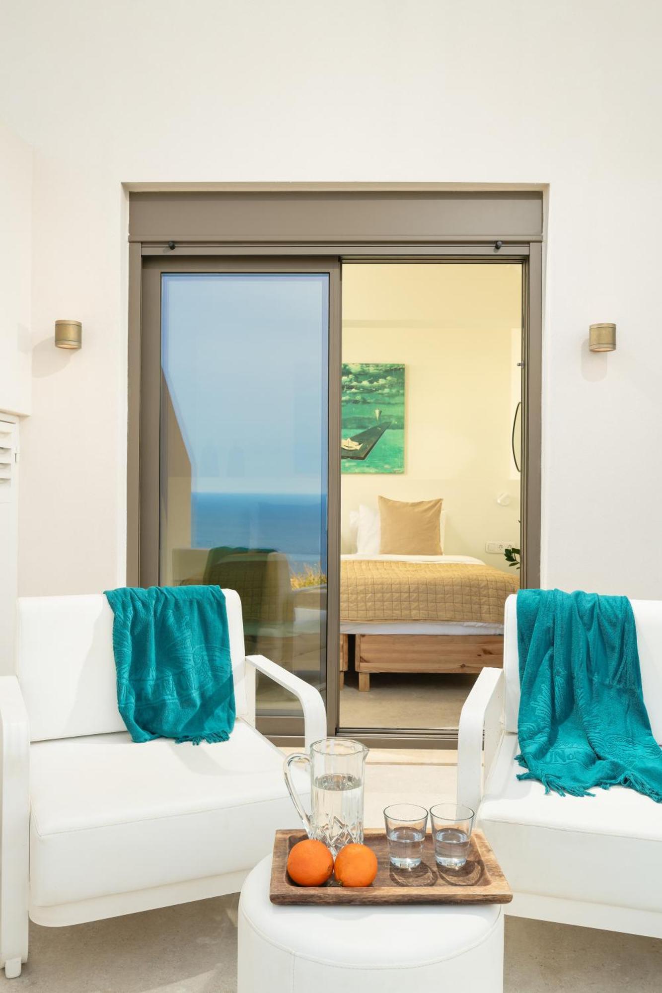 Minimalist Mediterranean Blue Key Villa With Sea View & Infinity Heated Pool Αγία Πελαγία  Εξωτερικό φωτογραφία